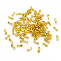 Підвіска обтяжувач для ланцюжків і намиста, Метал, Колір: Золото, Розмір: 7х2.5мм, Отв-тя 1.2мм, (5WB4777)