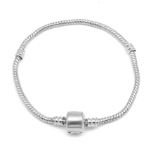 Baza do Bransoletek Modułowych, Mosiądz, Platyna, 170x3mm, 1szt (5WB5761)