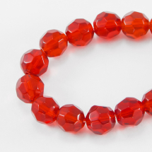 Koraliki Szklane Fasetowany 8mm 43szt/35cm/sznur (5WB7093)