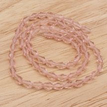 Koraliki Szklane Fasetowany 6x4mm 72szt/43cm/sznur (5WB7117)