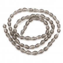 Koraliki Szklane Fasetowany 6x4mm 72szt/43cm/sznur (5WB7118)