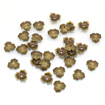 Nakładki na Koraliki Stop Metalowy 11x2,5mm Kolor: Bronze 30szt/opakowanie (5WB7597)