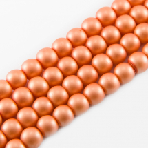 Perła Szklane Matowe 6mm 145szt/87cm/sznur (5WB7889)