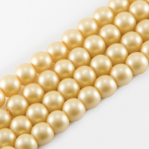 Perła Szklane Matowe, 6mm 145szt/87cm/sznur (5WB8027)