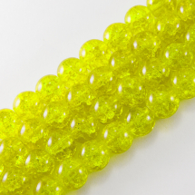 Koraliki Szklane Crackle 4mm 200szt/80cm/sznur (3WB2882)