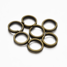 Ogniwka Podwójne Żelazne 5х0.7mm Kolor: Bronze 600szt/50g/opakowanie (3WB3259)