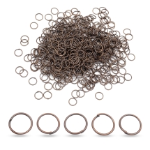 Ogniwka Pojedynczy Żelazne 8х0.7mm Kolor: Miedź 500szt/50g/opakowanie (Q6WB603)