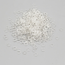 Kółeczka Ogniwka Pojedynczy Otwarte Żelazne 7x0.7mm Kolor: Srebrny 480szt/50g (Q6WB606)