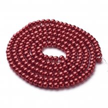 Perła Szkło Błyszczące 8mm 110szt/88cm/sznur (3WB3456)