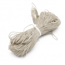 Sznurek Woskowany Bawełniany do Plecenia, Makrama i Biżuteria, Beżowy, 1mm, 60-65m/wiązka (6WB835)