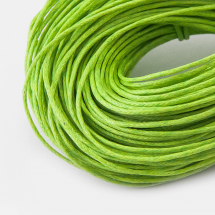 Sznurek Bawełna Woskowana 1mm Kolor: Żółty-Zielony 60-65m/wiązka (5WB3374)