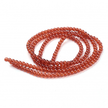 Koraliki Crackle Szkło. Luźne. 4mm 190szt/76sm/nić (3WB5824)