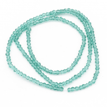 Koraliki Imitacja Austriackiego Kryształu Szklany Bicone, Fasetowany 2x3mm 190 szt/40cm/sznur (3WB5878)