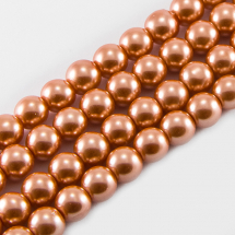 Perła Szkło Błyszczące 10mm 85szt/85cm/sznur (Q6WB959)