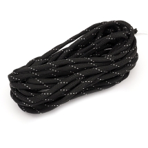 Sznurek Paracord Poliester i Spandex 7 Rdzeni, 4mm, Kolor: Czarny, 5m (2WB16947)