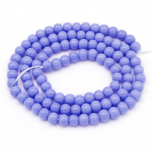 Koraliki Szklane Eko-Farba 4mm 100szt/41cm/sznur (2WB24631)