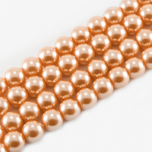 Perła Szkło Błyszczące Eko-Farba 10mm 40szt/40cm/sznur (2WB27900)