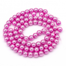 Perła Szkło Błyszczące 10mm 85szt/85cm/sznur (2WB27914)