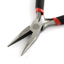 Плоскогубці Інструмент для Рукоділля та Біжутерії з Вуглецевої Сталі, Чорний, 130x50x10 мм, (2WB27933)