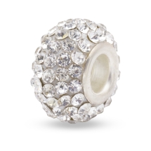 Koraliki Modułowe Charms Żywica i Cyrkonie Klasa A, Kryształ 15х10mm, 1szt (2WB29551)