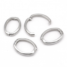 Zapięcie Twister Mosiądz 27х20mm Kolor: Platynowy 4szt (14WB5385)