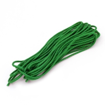 Sznurek Paracord Poliester i Spandex do Robienia Bransoletek, 16 warstw, Zielony, 2mm, 5m (14WB5862)