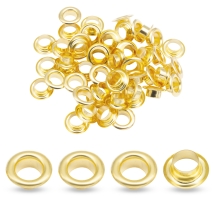 Przekładka Metalowa do Koralików Modułowych,Mosiądz, Złoty 8x3,5mm, 50szt (14WB7528)