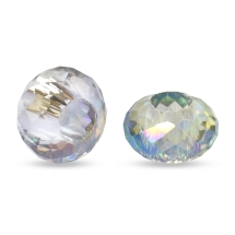 Koraliki Modułowe Charms Szkło 98 Fasetki, Mix kolorów 14x8mm, 2szt (14WB7911)