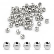 Намистини-Розділювачі Тибетський Стиль Біжутерний Сплав Бочонок, Античне Срібло, 5x4мм, Отвір 2мм, (14WB6792)