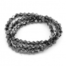 Koraliki Szklane Bicone Fasetowany, 4mm 70szt/26cm/sznur (14WB6969)