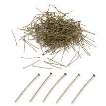 Szpilki Gwoździe Żelazo 32х0.7mm Kolor: Brązowy około 350szt/50g (14WB7188)