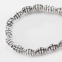 Koraliki Metalowy Stopowy 7х5mm Antyczne Srebro 30szt/20cm/sznur (14WB6867)