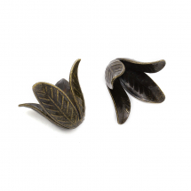 Stożek Nakładki na Koraliki Mosiądz 17х22mm Kolor: Bronze 2szt/opakowanie (14WB8453)