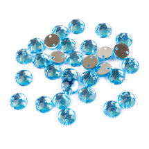 Dżety do Przyszycia Akryl 8x3mm Kolor: Niebieski 30szt (14WB8612)