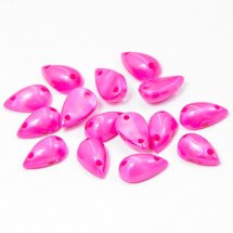 Dżety do Przyszycia Akryl 10x6x4mm Kolor: Różowy 20szt (14WB8631)