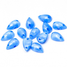 Dżety do Przyszycia Akryl 10x6x4mm Kolor: Niebieski 20szt (14WB8632)
