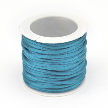 Sznurek Nylonowy Pleciony 2mm Kolor: Niebieski około 10m/szpula (14WB9859)
