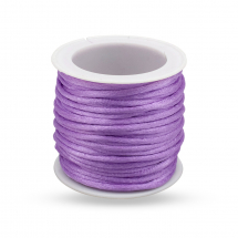 Sznurek Nylonowy Pleciony 2mm Kolor: Liliowy około 10m/szpula (14WB9860)