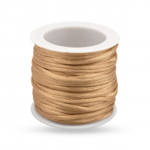 Sznurek Nylonowy Pleciony 2mm Kolor: Beżowy około 10m/szpula (14WB9861)