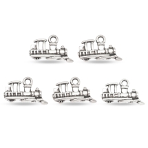 Zawieszka Stop Metalowy 15x12x2mm Otwór 2mm Kolor: Antyczne Srebro 5szt (14WB8752)