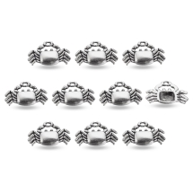 Zawieszka Stop Metalowy 23x14x2.5mm Otwór 1.5mm Kolor: Antyczne Srebro 10szt (14WB8954)