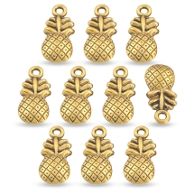 Zawieszka Stop Metalowy 19.5x9x3mm Otwór 1.5mm Kolor: Antyczne Złoto 10szt (14WB8674)