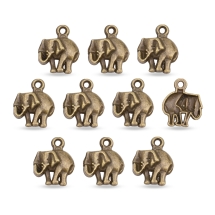 Zawieszka Stop Metalowy 13x11mm Kolor: Bronze 10szt (14WB8825)