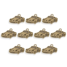 Zawieszka Stop Metalowy 20x19mm Kolor: Bronze 10szt (14WB8749)