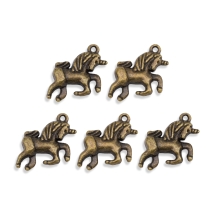 Zawieszka Stop Metalowy 18x16mm Kolor: Bronze 5szt (14WB8824)