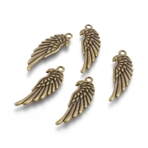 Zawieszka Stop Metalowy 34x11x2mm Otwór 2mm Kolor: Bronze 5szt (14WB8772)