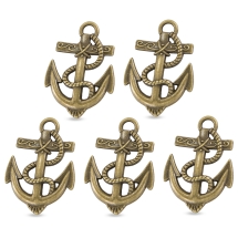 Zawieszka Stop Metalowy 41x30mm Kolor: Bronze 2szt (14WB8781)