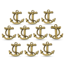 Zawieszka Stop Metalowy 23.5x21x3mm Otwór 2.5mm Kolor: Bronze 10szt (14WB8784)