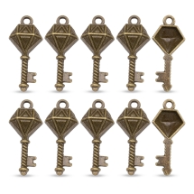 Zawieszka Stop Metalowy 16x12mm Kolor: Bronze 10szt (14WB8811)