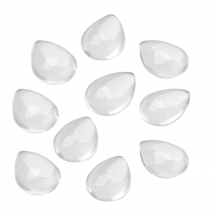 Kaboszony Szklany 25x18x6mm Kolor: Bezbarwny 10szt (14WB9381)